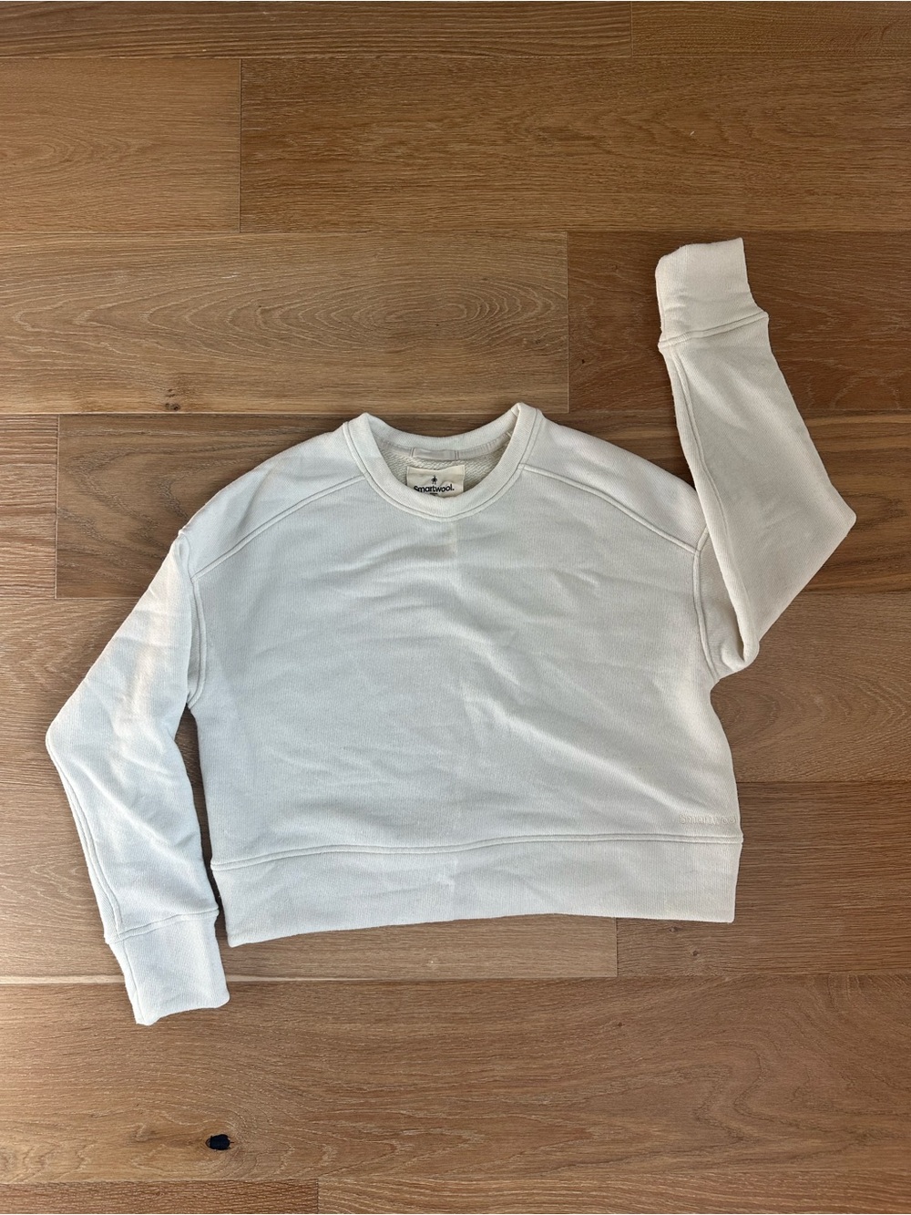 Smartwool Cream Crewneck Pullover